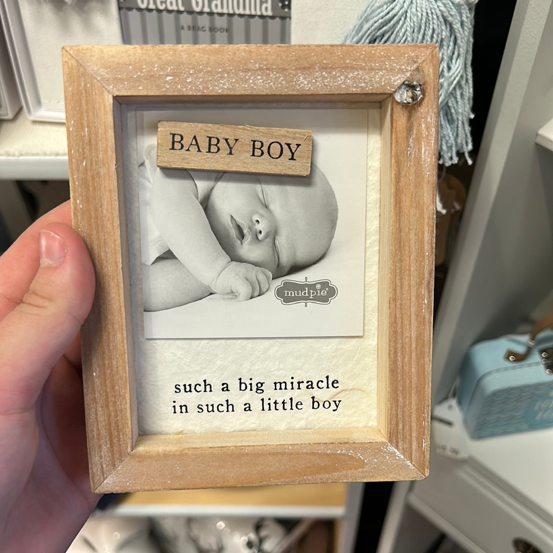 Baby Boy Magnet Frame
