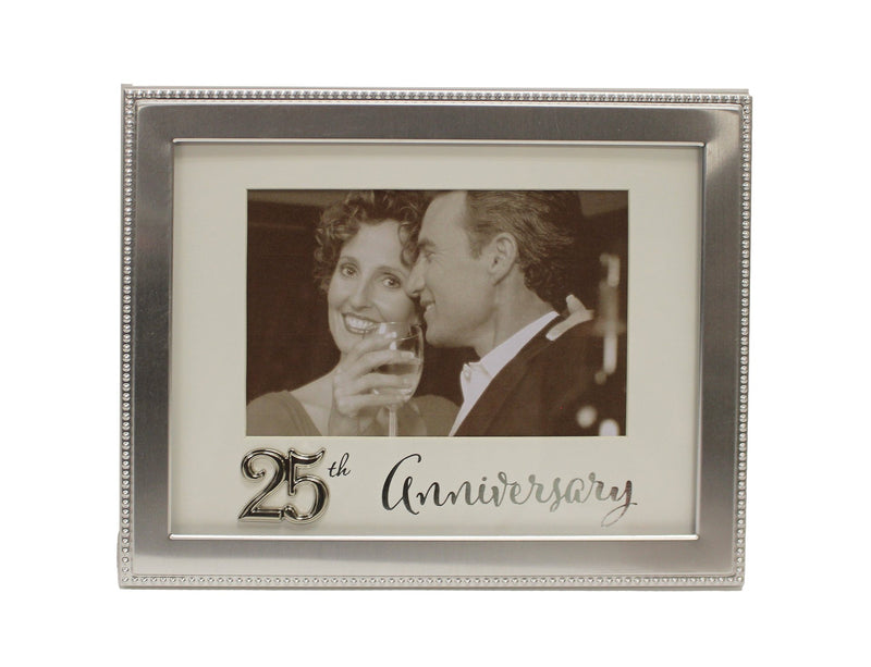 25th 4X6 Anniversary Picture Frame