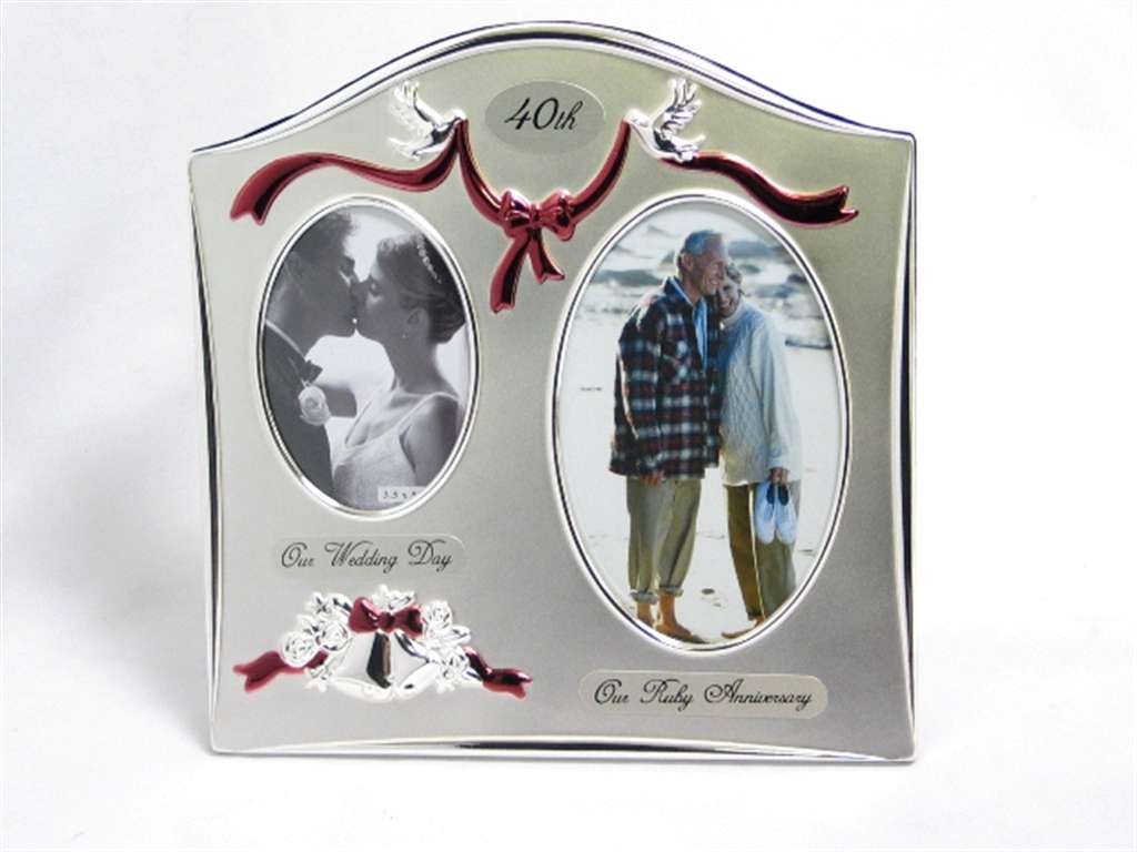 40th Anniversary Photo Frame