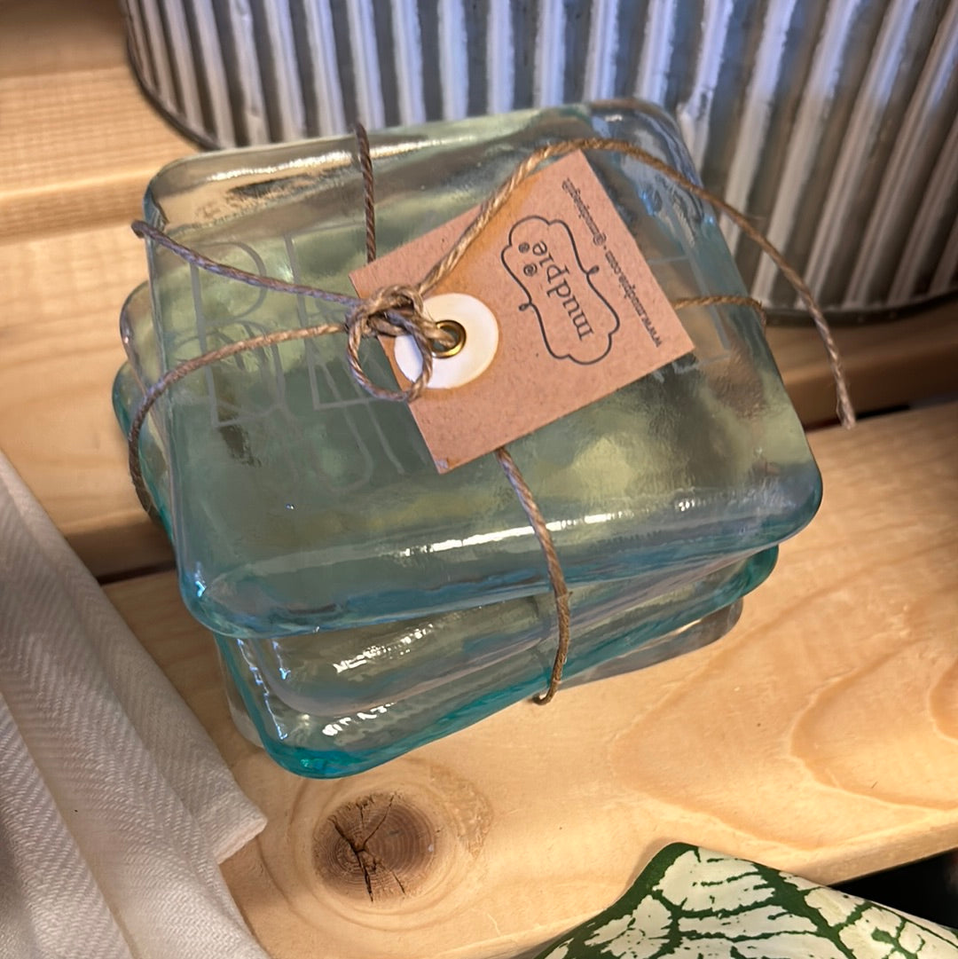 Beach Glass Coaster Set
