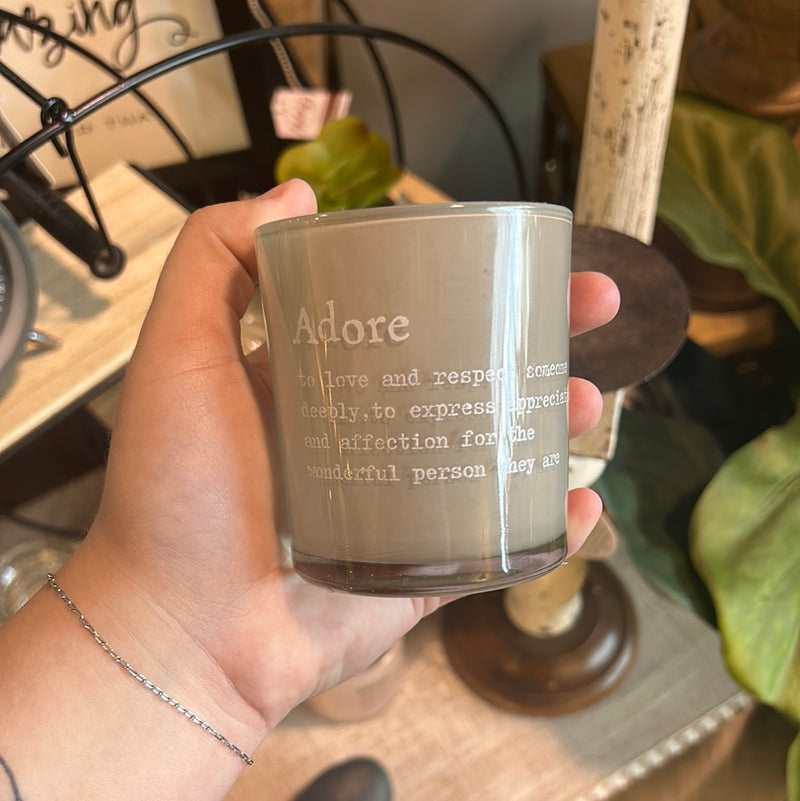 Glass votive