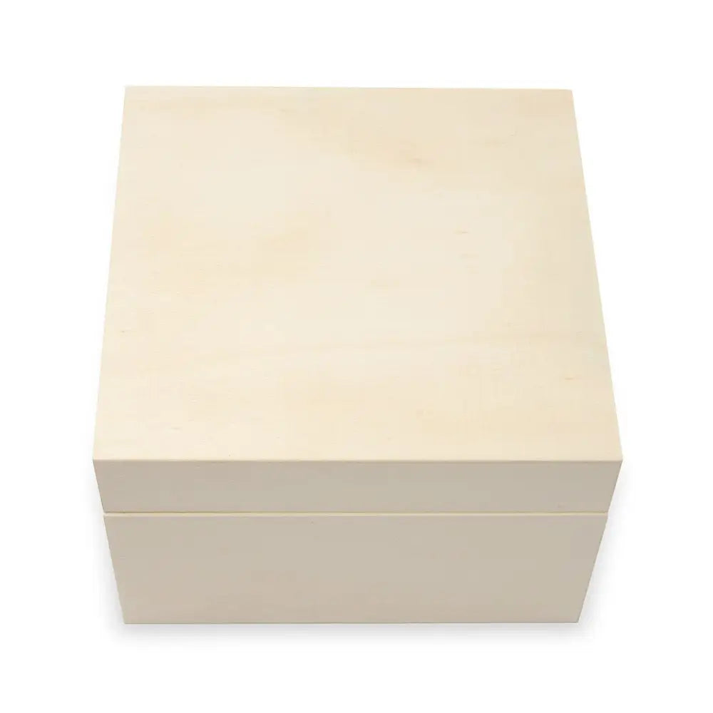 Wooden Keepsake Box 16X16X10.2cm