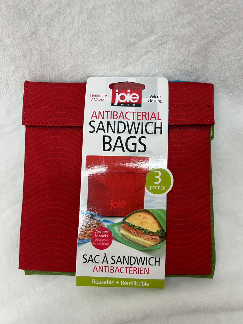 Antibacterial Sandwich Bag Set Of 3