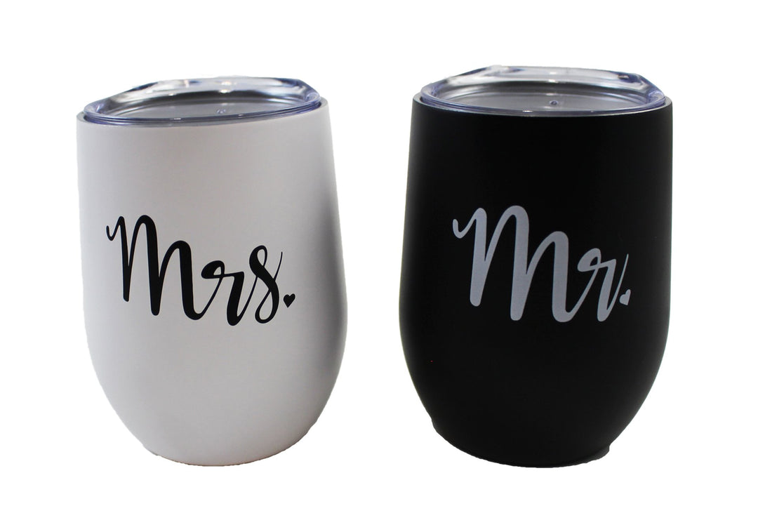 Mr & Mrs Insulated Wine Tumbler