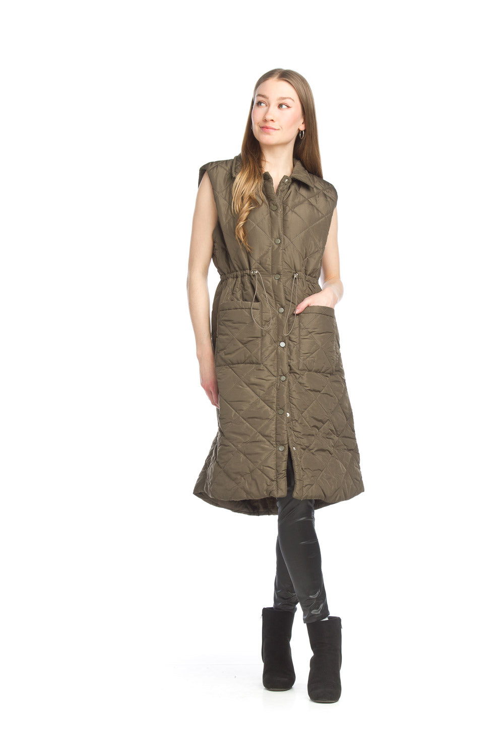 Puffer Vest W/Drawstring