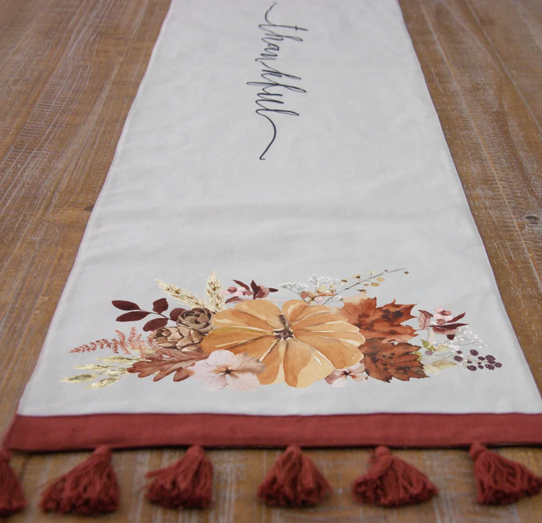 Reversible Pumpkin Table Runner