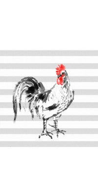 Rooster Cocktail Napkin