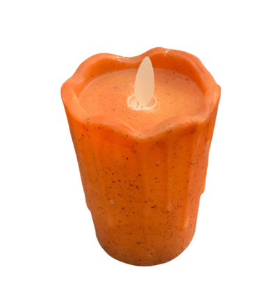 Coloured Specked Flameless Candle