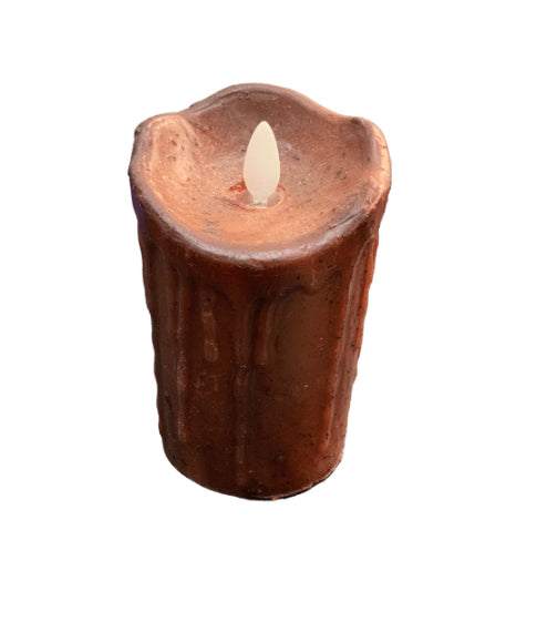 Tobacco Flameless Candle