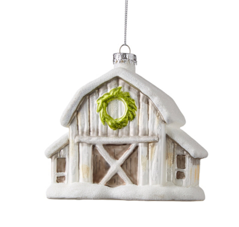 Winter Barn Ornament