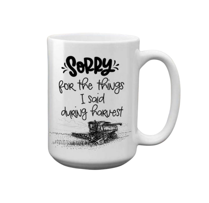 Sorry Harvest Mug