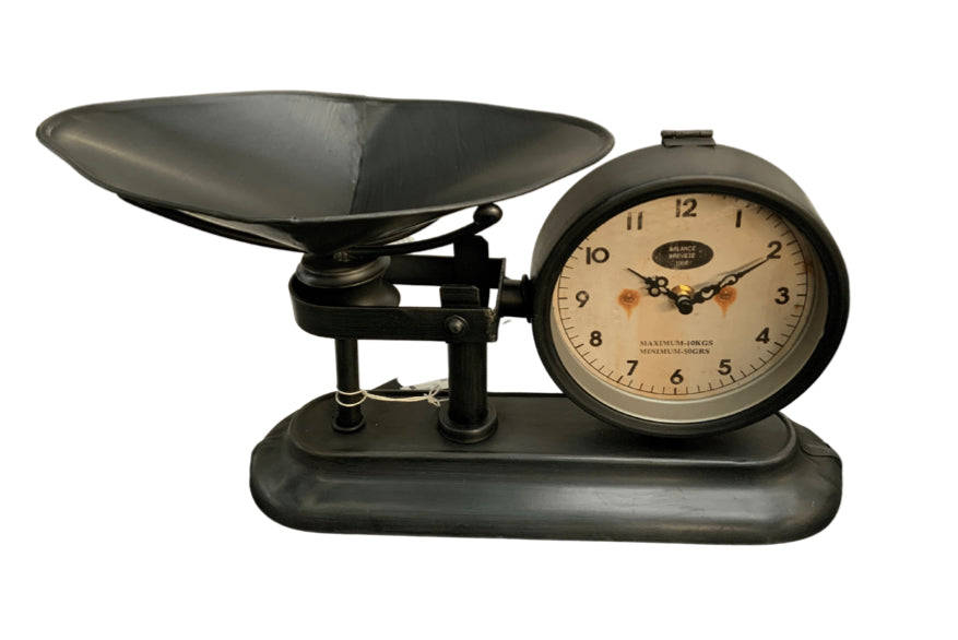 Antiqued Scale Clock