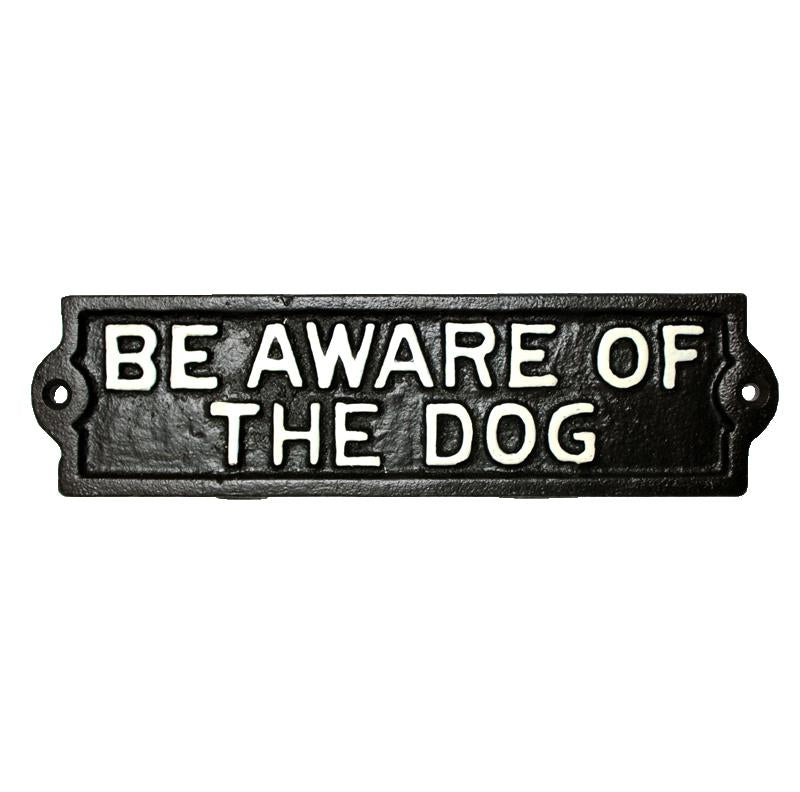 Cast Iron Beware Of Dog