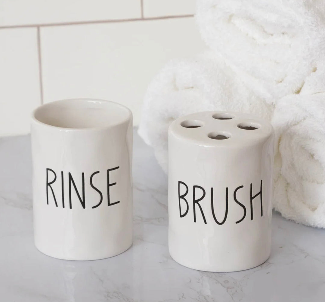 Toothbrush & Rinse Cups