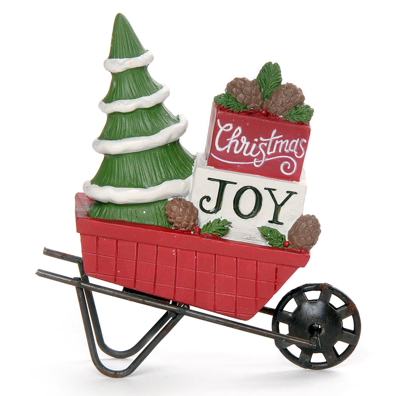 Christmas Joy Wheelbarrow