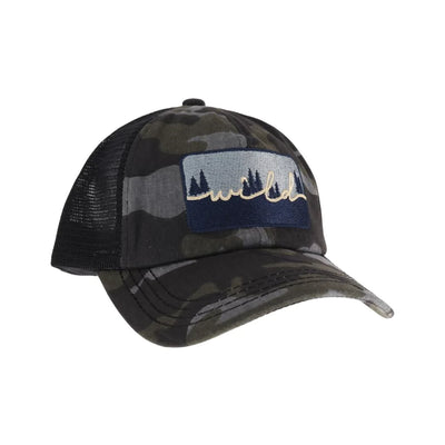 Embroidered Wild Patch C.C High Pony Ball Cap