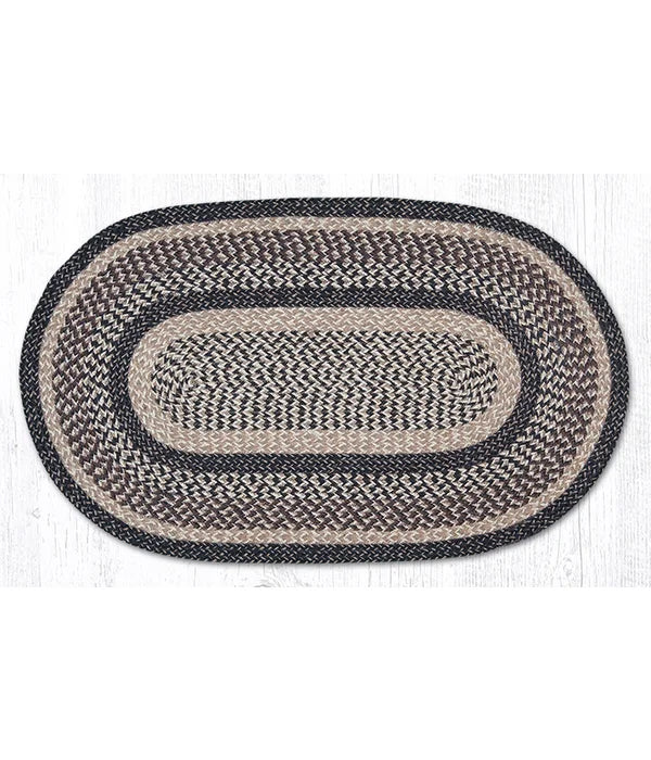 Large Braided Oval Mat 27X45 #C9-93
