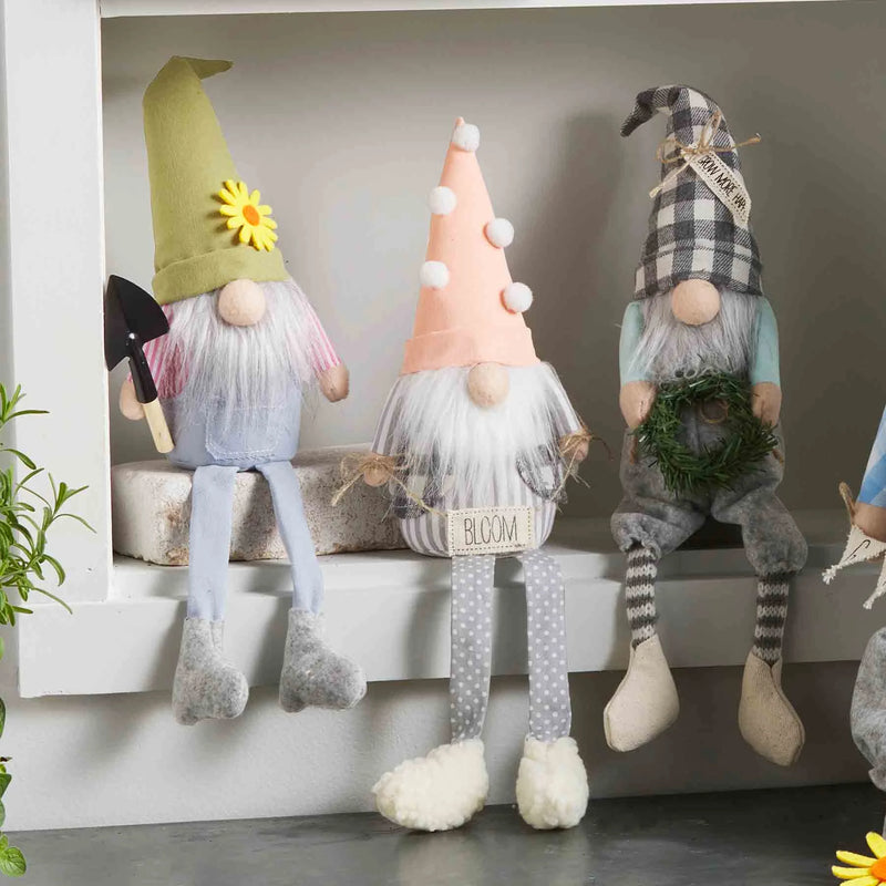 Small Dangle Leg Easter Gnome