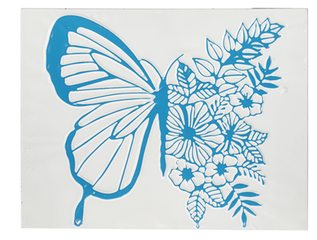 Printed Metal Butterfly Sign