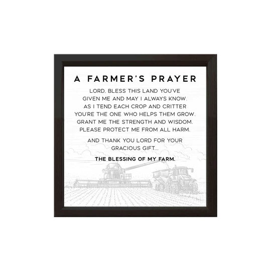 14x14” Farmers Prayer