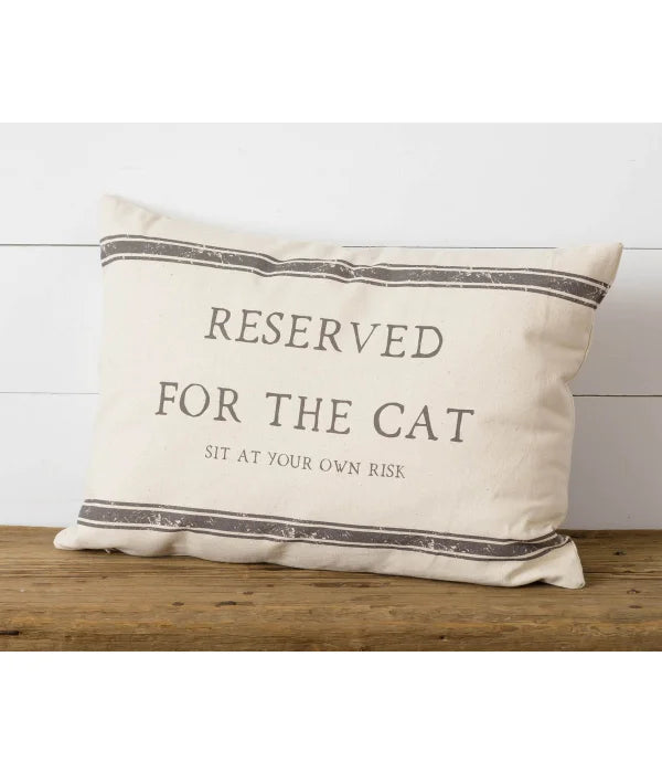 Reserved For Dog/Cat Two Sided Pillow