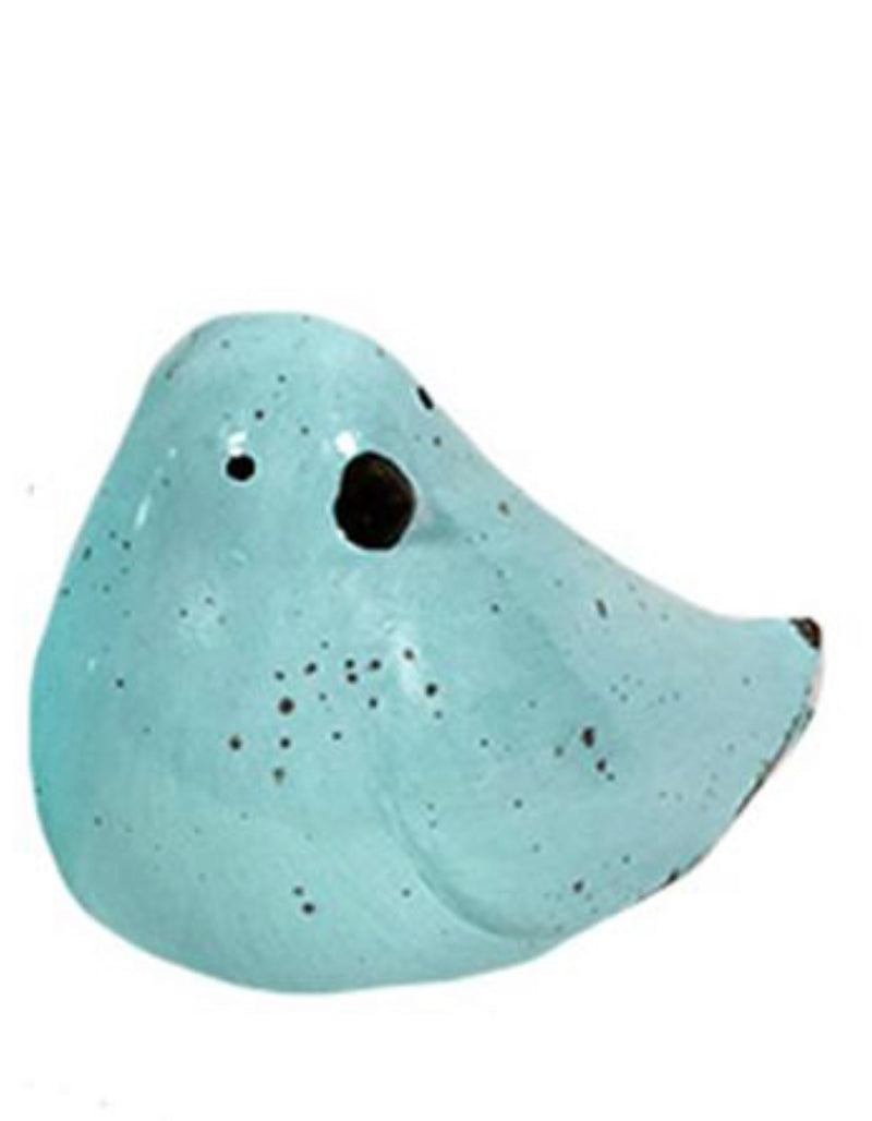 Blue Ceramic Bird