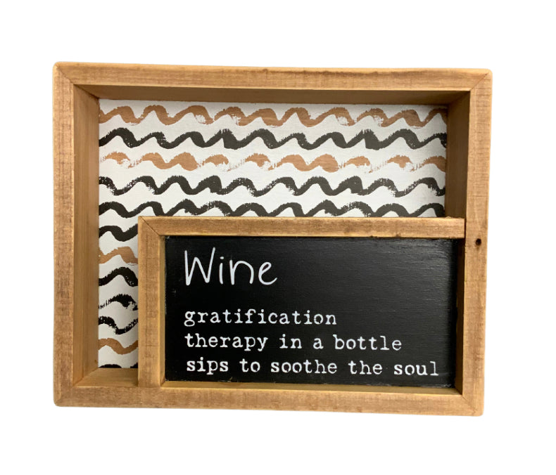 Wine insert Box Sign