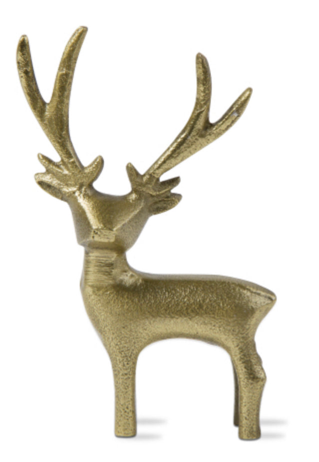 Reindeer Figurine Gold