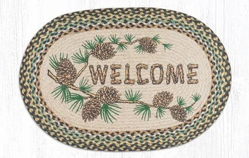 Welcome Patch 20X30 Oval Rug