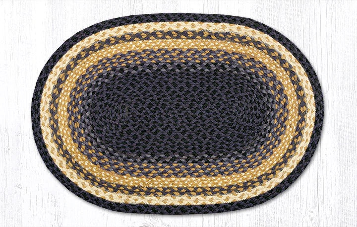 Small Braided Oval 20X30 Rug