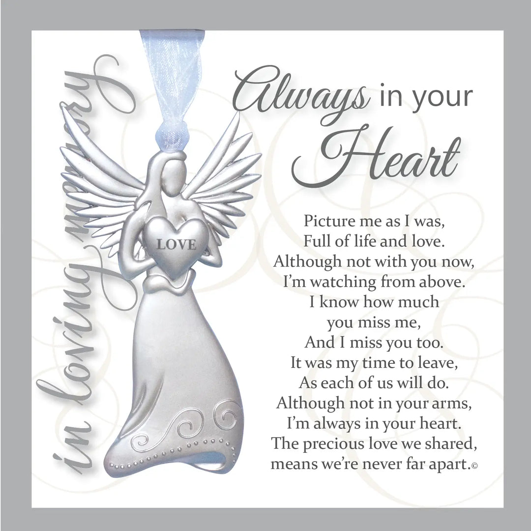 Always In Your Heart Angel/Cross Ornament