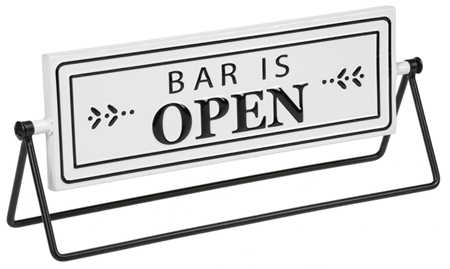 Embossed Spinning Bar Open/Closed