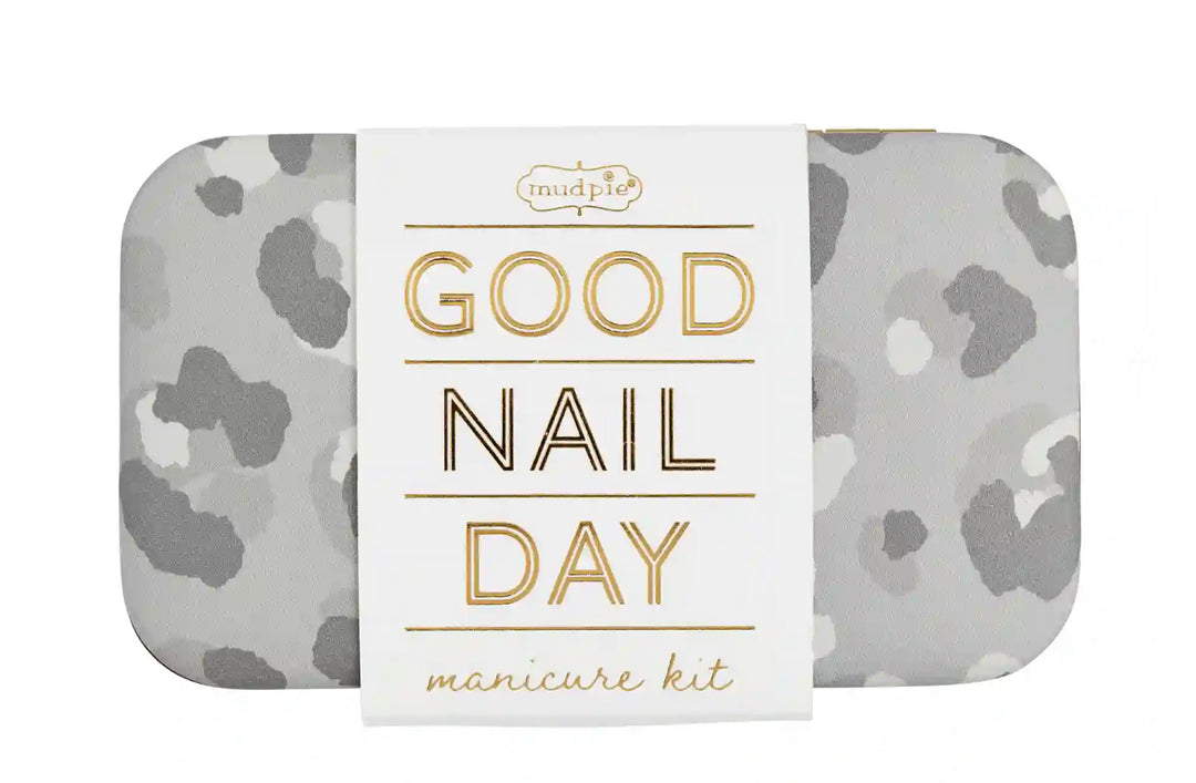 Leopard Manicure Kit Gray