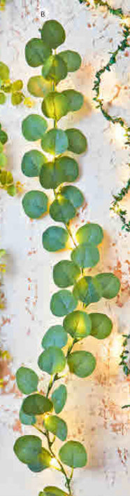 LED Eucalyptus garland