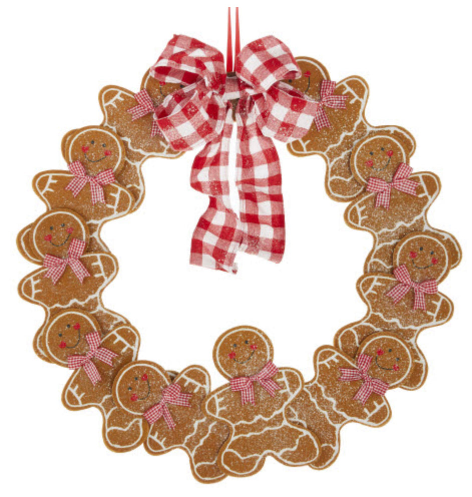 Gingerbread Man Wreath