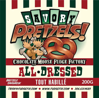 Moose Fudge Factory Pretzels