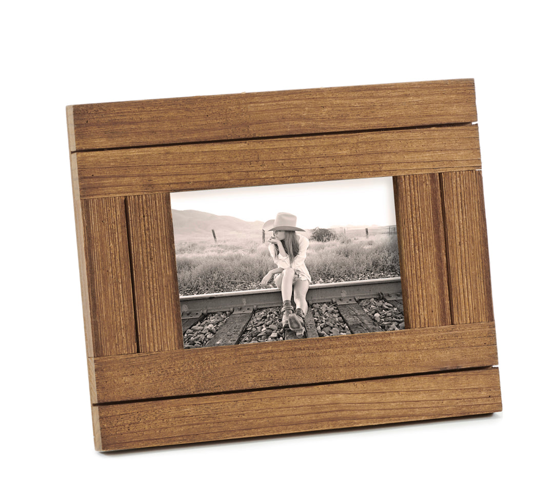 Wood Plank Photo Frame - 4x6
