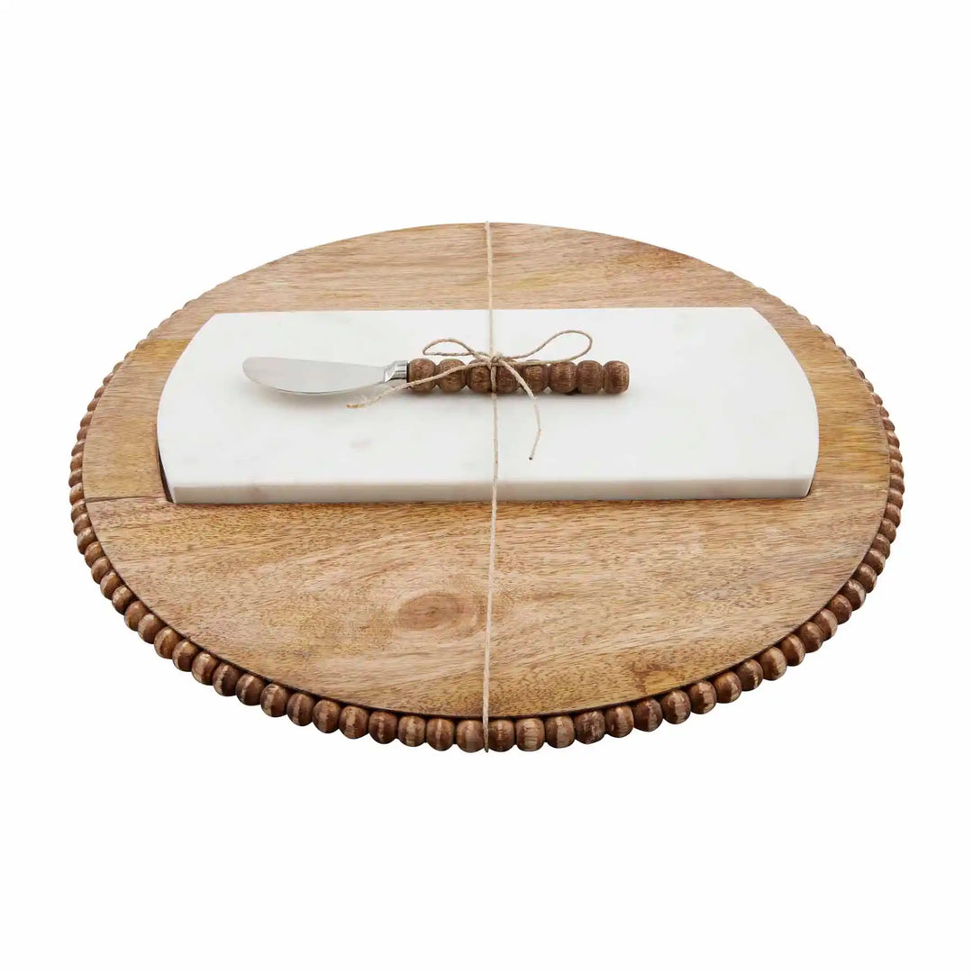 Beaded & Marble Serving Board
