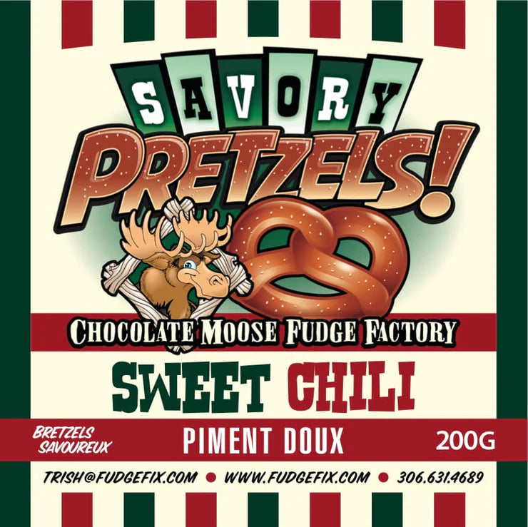 Moose Fudge Factory Pretzels