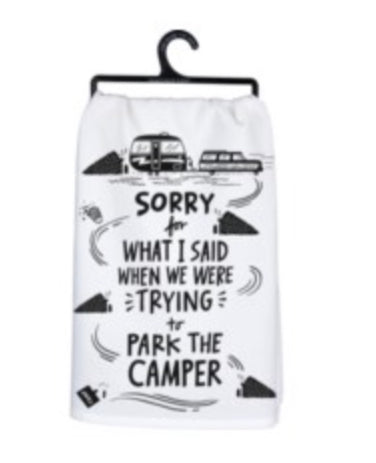 Park The Camper Dish Towel