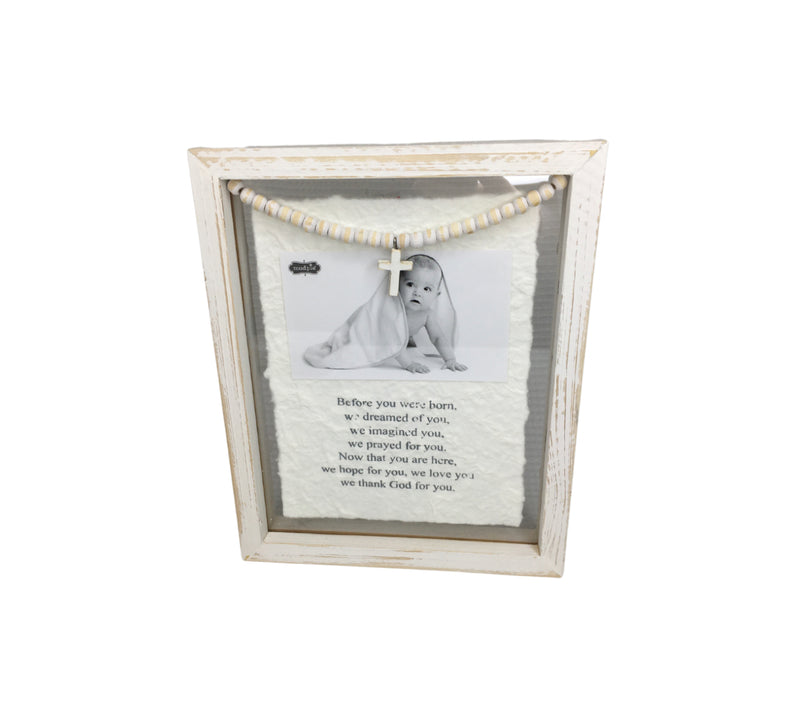 Baby Prayer Glass Frame