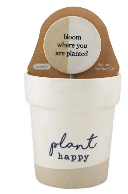 Plant Happy Pot Marker Set