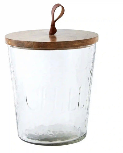 Textured Glass Ice Bucket