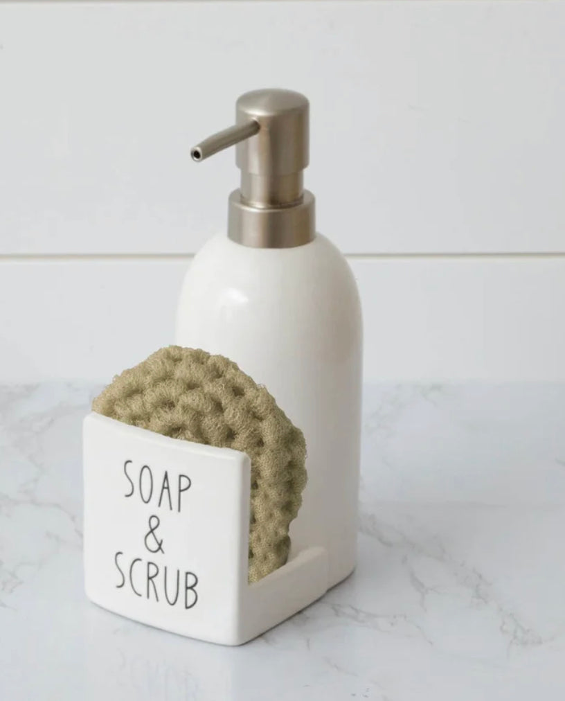 Soap Pump & Sponge Holder