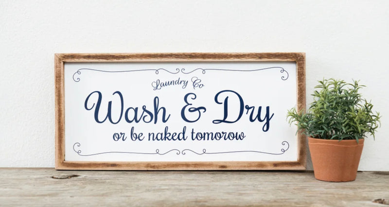 Wash & Dry Wall Decor