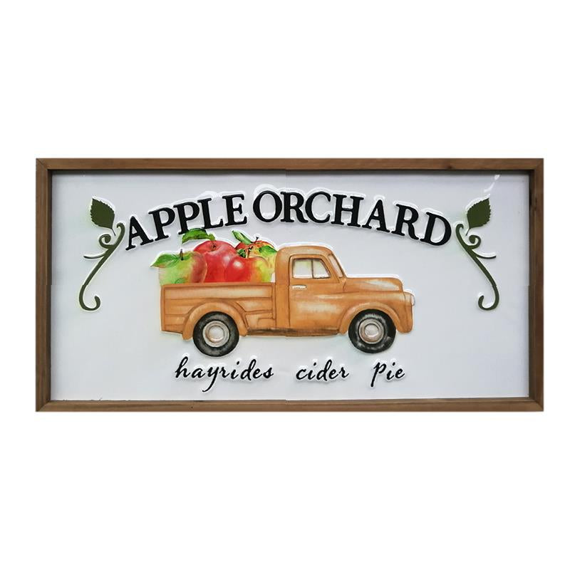 Apple Orchard Truck Sign