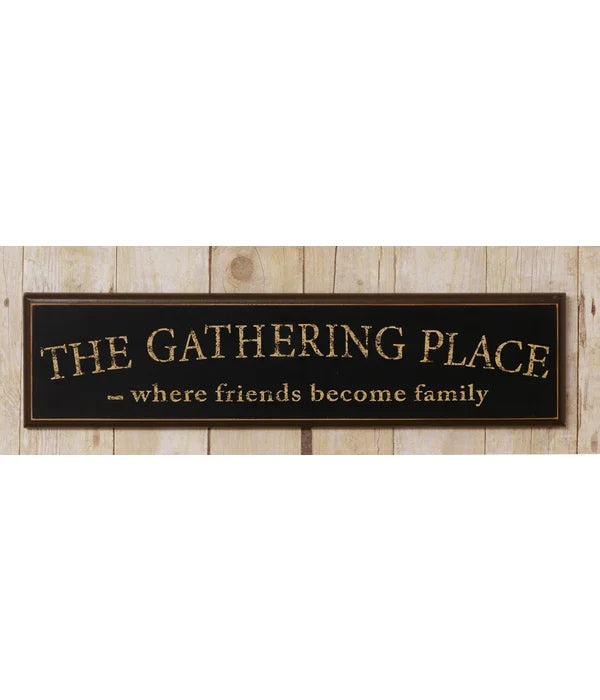 Wooden Gathering Sign