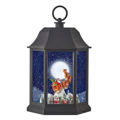 Santa Flying Lighted Water Lantern