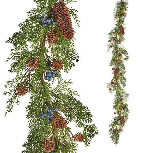 Pine Garland W/Pinecones