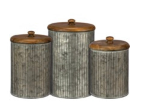 Galvanized Canister